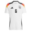 Maglia ufficiale Germania Kimmich 6 Casa Euro 2024 per Uomo